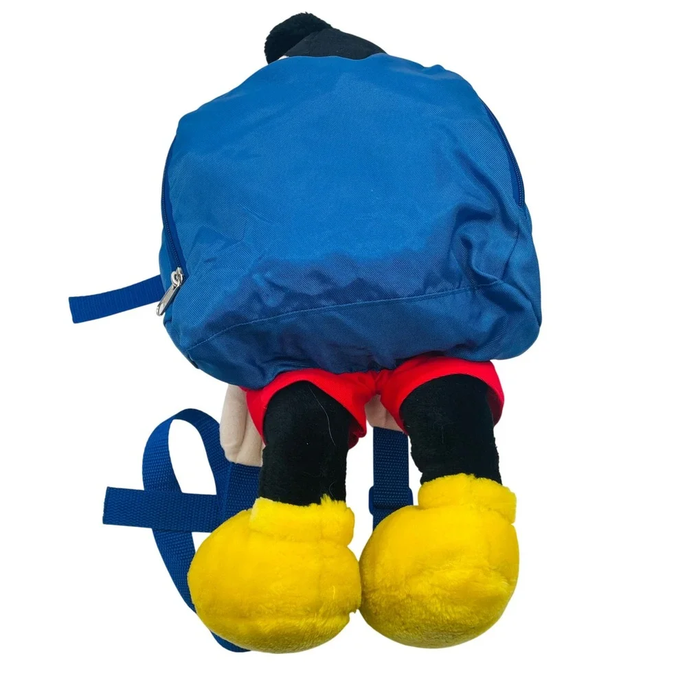 Vtg Disney Mickey Stuff for Kids‎ Stuffed Animal Backpack Blue 90s Kidcore 18
